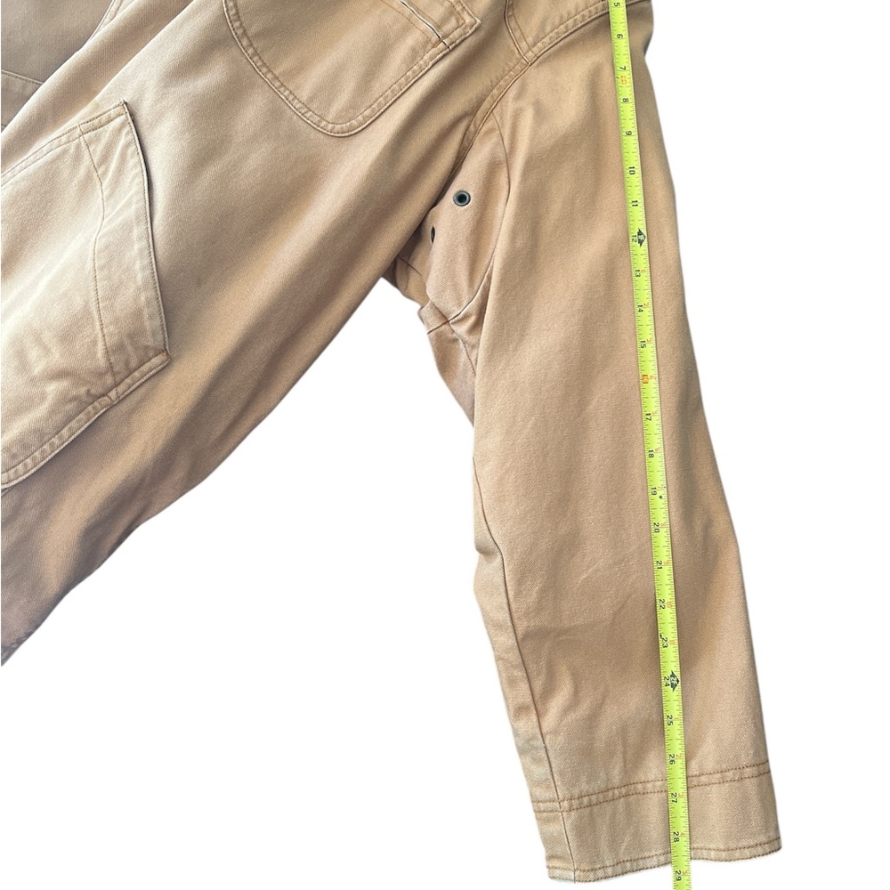 L.L. Bean Tan Field Jacket with Green Corduroy Collar Size XXL - Picture 11 of 11